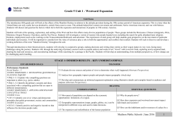 Grade 5 Unit 1 - Westward Expansion