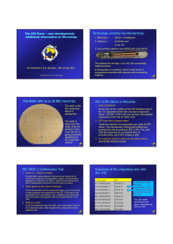 The Wafer with up to 20.000 microchips ISO 11784 Silicon or