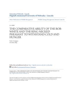 the comparative ability of the bob-white and the ring