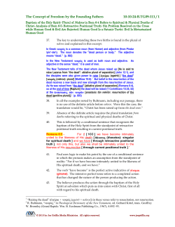 The Concept of Freedom by the Founding Fathers 10-10-24