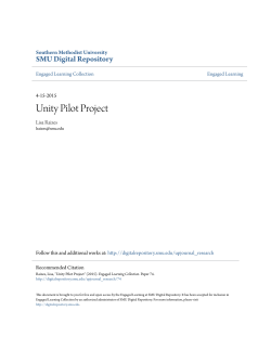 Unity Pilot Project