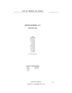 MONEYLENDERS ACT