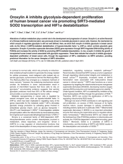 Oroxylin A inhibits glycolysis-dependent proliferation of