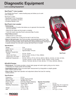 Diagnostic Equipment