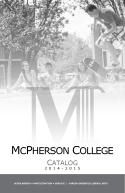 Catalog - McPherson College