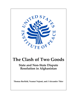 The Clash of Two Goods - United States Institute of Peace
