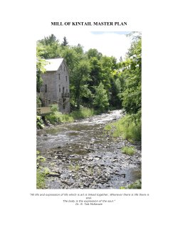 mill of kintail master plan - Mississippi Valley Conservation Authority