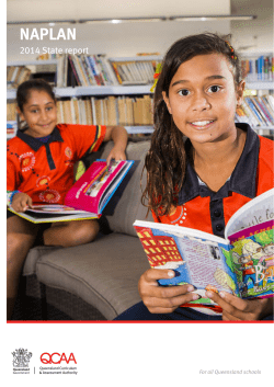 2014 NAPLAN State report