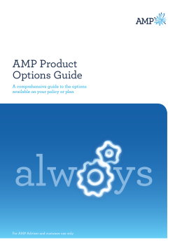 AMP Product Options Guide