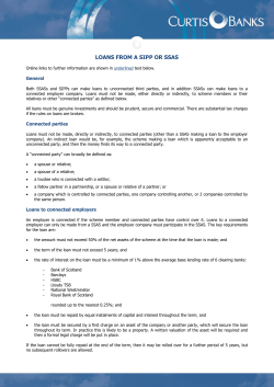 loans from a sipp or ssas