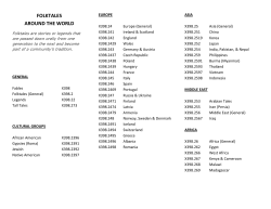 FOLKTALES AROUND THE WORLD