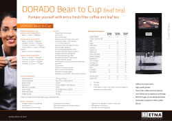 DORADO Bean to Cup (leaf tea)