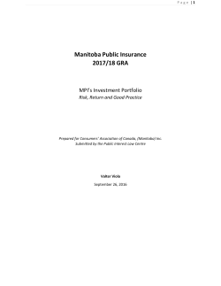 Manitoba Public Insurance 2017/18 GRA