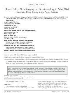 - Annals of Emergency Medicine