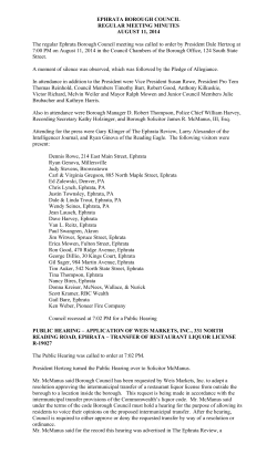 Council Meeting Minutes June 11, 2012