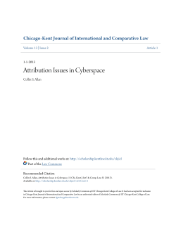 Attribution Issues in Cyberspace