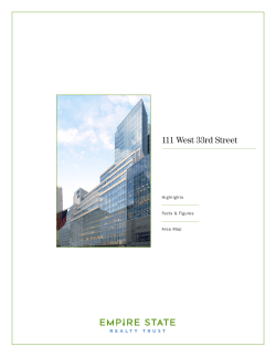 111 West 33rd Street - Empire State Realty Trust