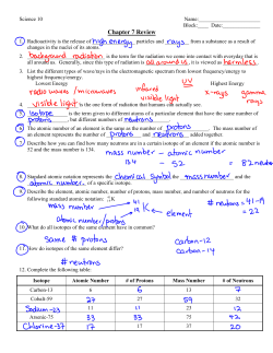 Chapter 7 Review