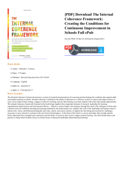 The Internal Coherence Framework