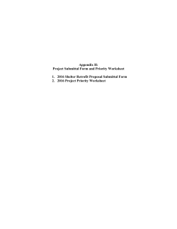 Data Forms and Worksheets