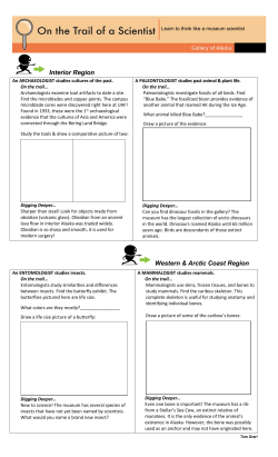 An archaeOLOGIST digs in the ground to study past cultures