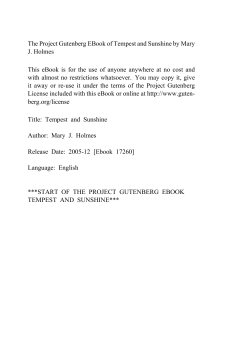 Tempest and Sunshine