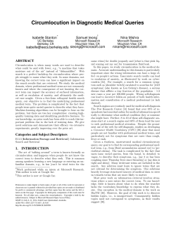 Circumlocution in Diagnostic Medical Queries