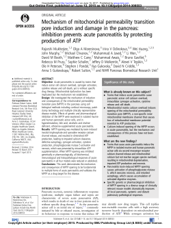 inhibition prevents acute pancreat