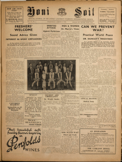 FRESHERS` WELCOME CAN WE PREVENT WAR?