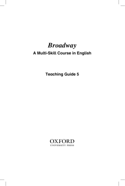 Teaching Guide 5 - Oxford University Press