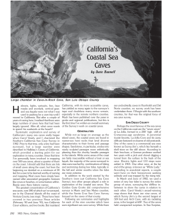 California`s Coastal Sea Caves