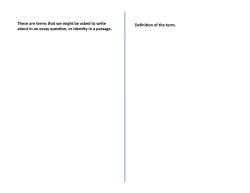 Literary Words Flash Cards