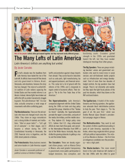 The Many Lefts of Latin America