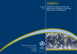 Targeted Observations for Improving Numerical Weather