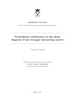 Nonuniform condensates in the phase diagram of the strongly