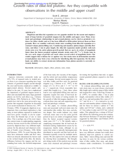 Growth rates of dike-fed plutons: Are they compatible with
