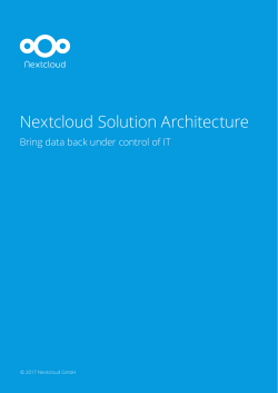 our Architecture Whitepaper