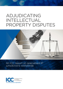 adjudicating intellectual property disputes