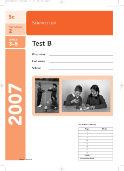 Paper B - Primary Tools