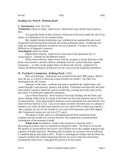 Reading SAL Week 8: Defining Death I: Introduction (SAL 323