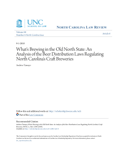 An Analysis of the Beer Distribution Laws Regulating North
