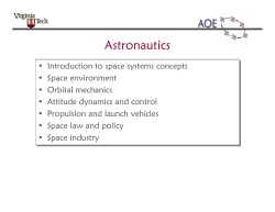 Astronautics - dept.aoe.vt.edu