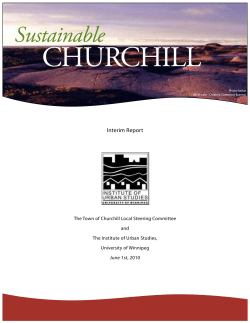 Churchill Sustainable Communities Report