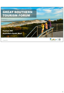 Overview - Tourism WA