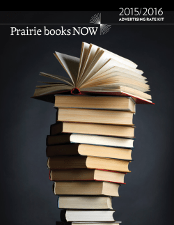 Advertise in PbN - The Association of Manitoba Book Publishers