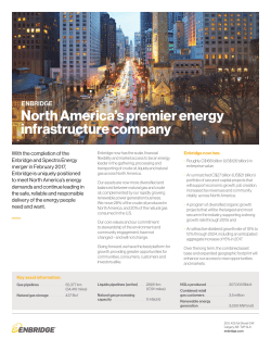 Enbridge Fact Sheet