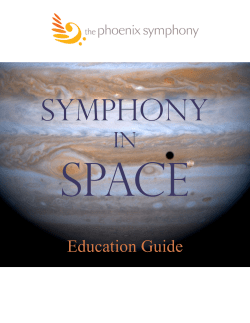 Space Study Guide - Phoenix Symphony
