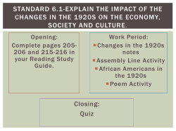SECTION 3: THE BUSINESS OF AMERICA