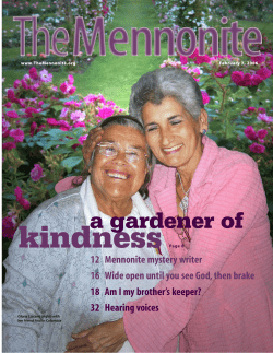 a gardener of - The Mennonite