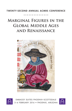 to view the ACMRS 2016 Conference Program